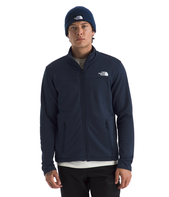The North Face NF0A8AZF Mens Cedar Trail Grid Fleece Full Zip Jacket