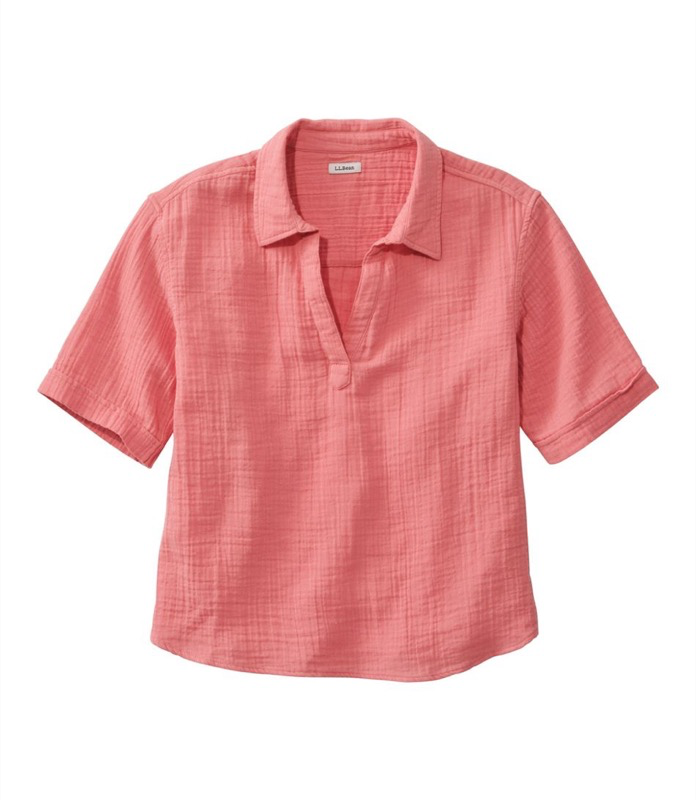 LL Bean Cloud Gauze Polo Women's Regular - 524680