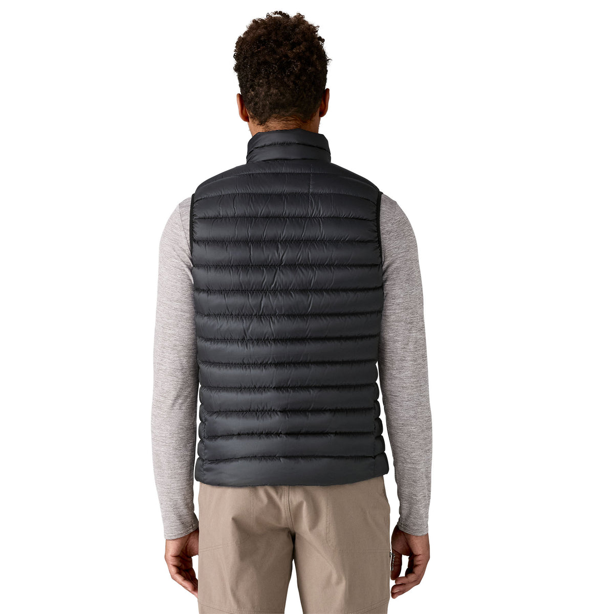 M's Down Sweater Vest - 84623 - Black