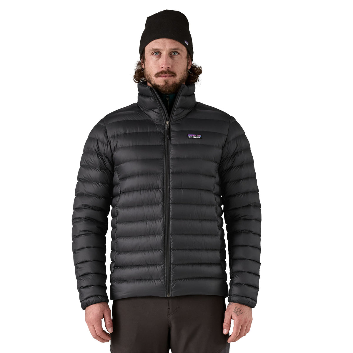 M's Down Sweater - 84675 - Black