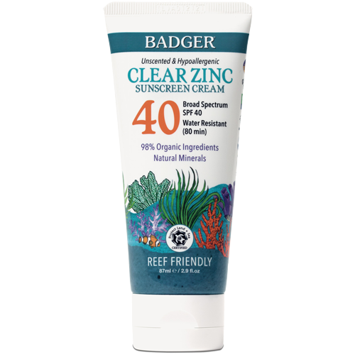 Badger SPF 40 Sport Mineral Sunscreen Cream