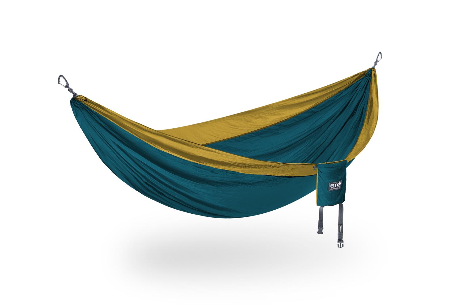 ENO-DN-003 DoubleNest Hammock - Marine/Gold