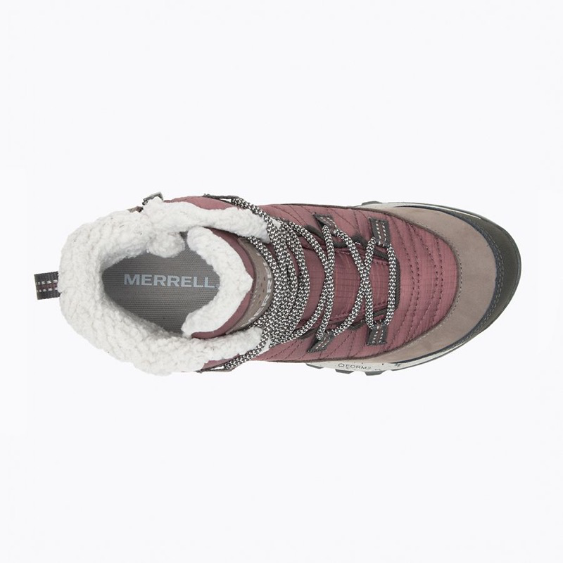 Merrell-66930 Women's ANTORA SNEAKER BOOT WP/MARRON