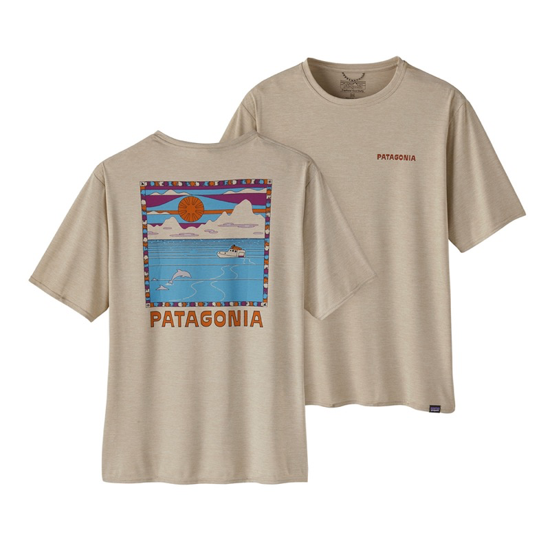 Patagonia Ms S/S Cap Cool Daily Graphic Shirt - Waters - 45355