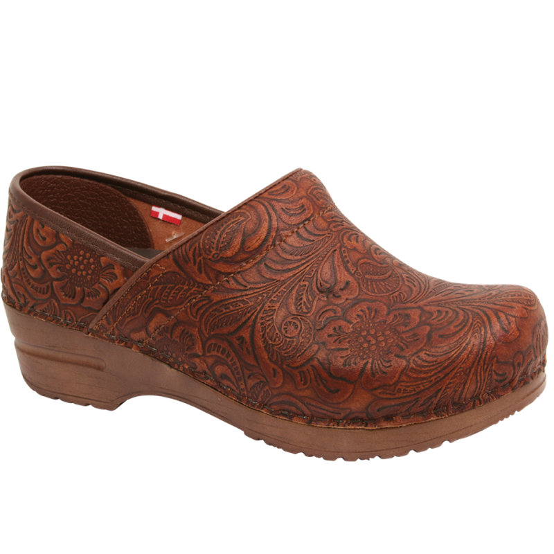 Women's closed back clogs top