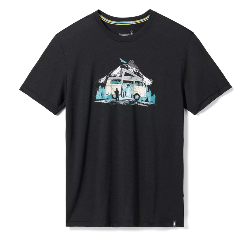 Smartwool SW016985 Men's River Van Graphic Short Sleeve