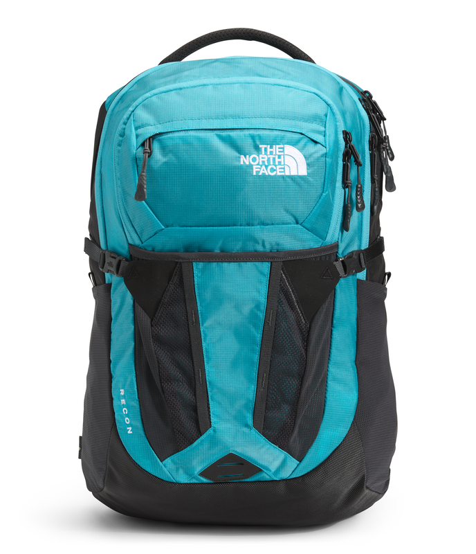 North face backpack turquoise hot sale