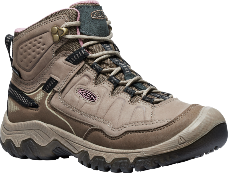 Keen Women's Targhee IV Mid WP - 1028990 - Brindle/Nostalgia rose