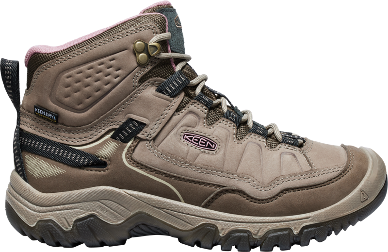 Keen Women's Targhee IV Mid WP - 1028990 - Brindle/Nostalgia rose