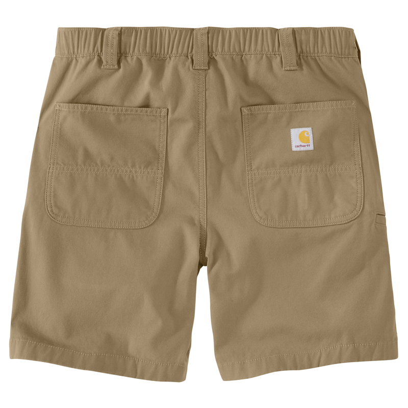 Carhartt 105841 Ms Rugged Flex RlxdFit 8in Canvas Short Elastic waist