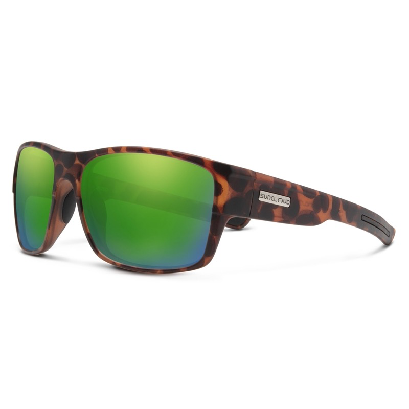SunCloud Range  Matte Tortoise/Polarized Green Mirror
