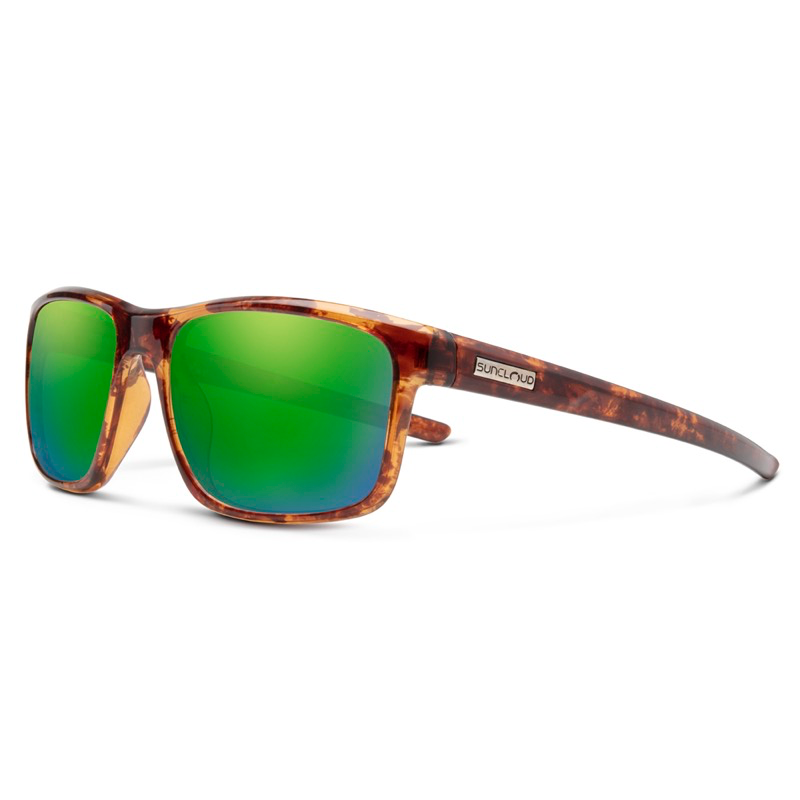 SunCloud  Respek Tortoise/Polarized Green Mirror