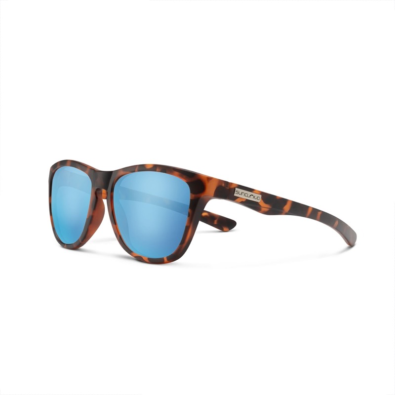 SunCloud  Topsail Matte Tortoise/Polarized Aqua Mirror