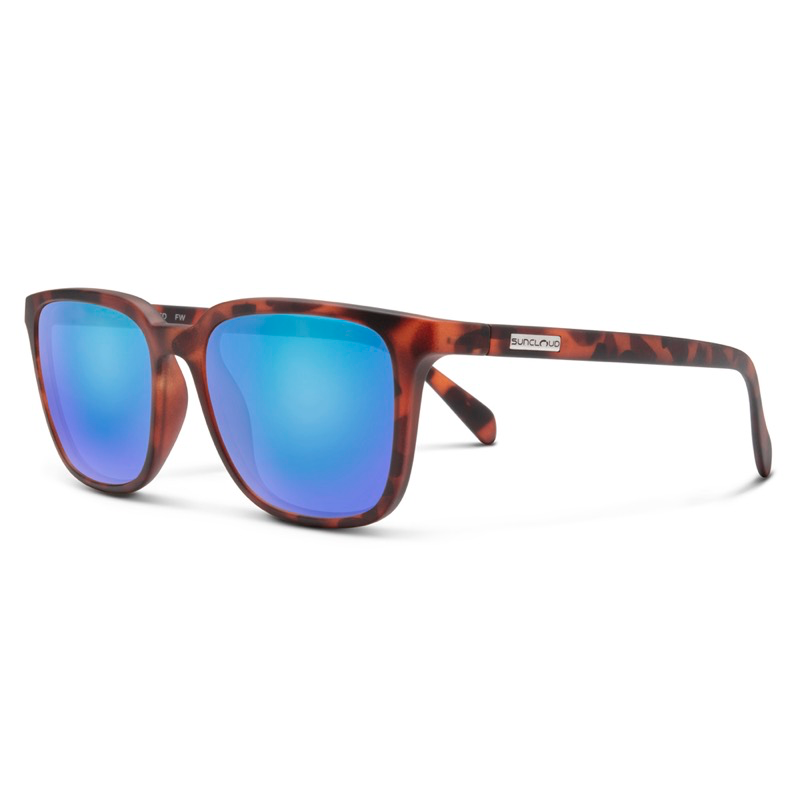 SunCloud  Boundary Matte Tortoise/Polarized Blue Mirror