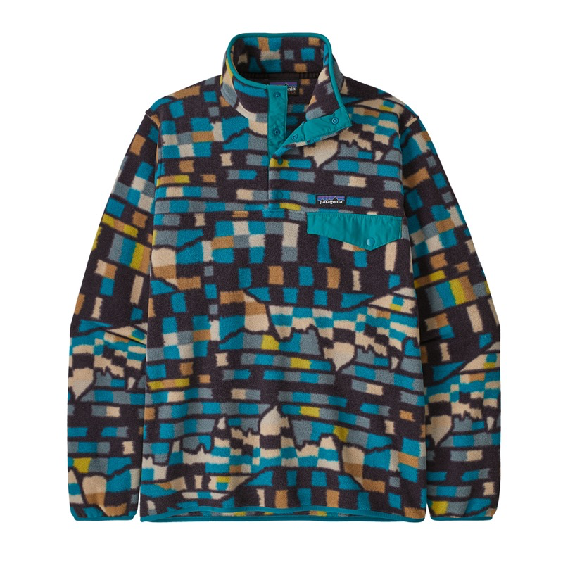 Patagonia 25551 Ms Light Weight Synchilla  Snap-T pullover