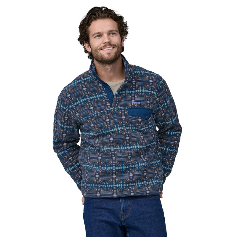 Patagonia 25551 Ms Light Weight Synchilla  Snap-T pullover