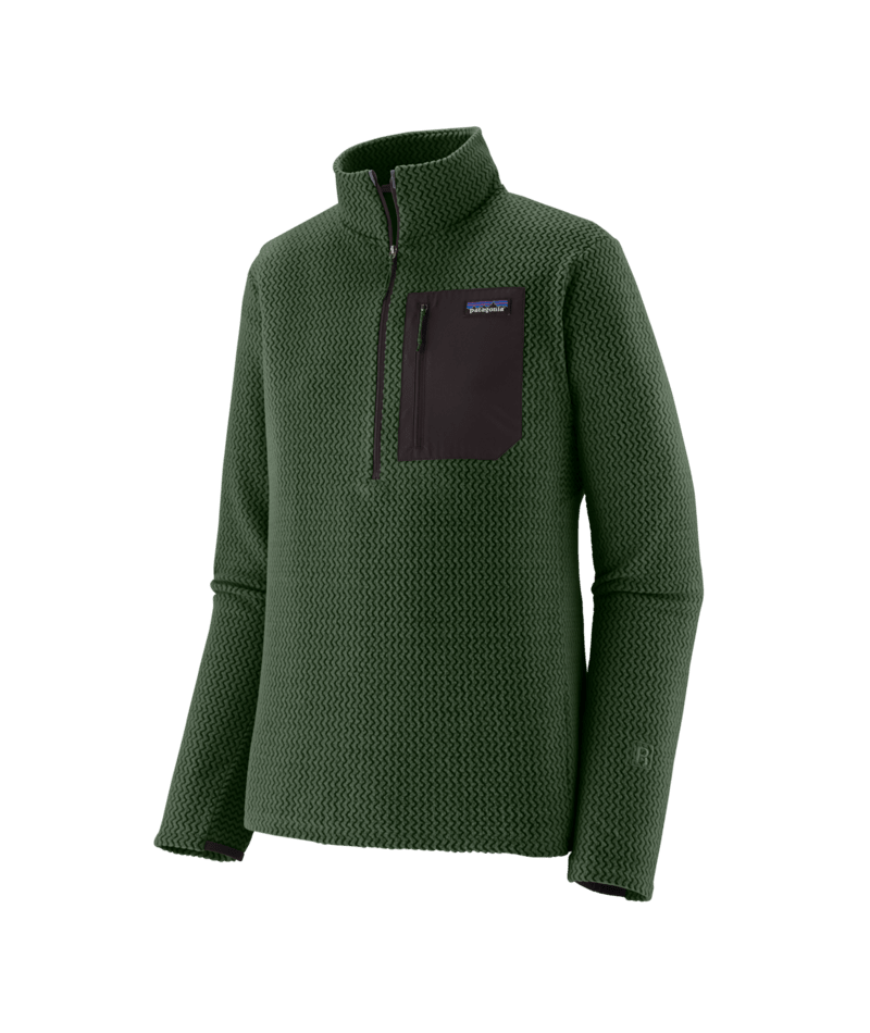 M's R1 Air Zip Neck - 40246 - Treeline Green