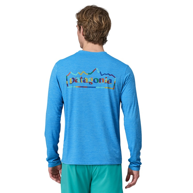 Patagonia 45190 M's Cap Cool Daily Graphic Long Sleeve