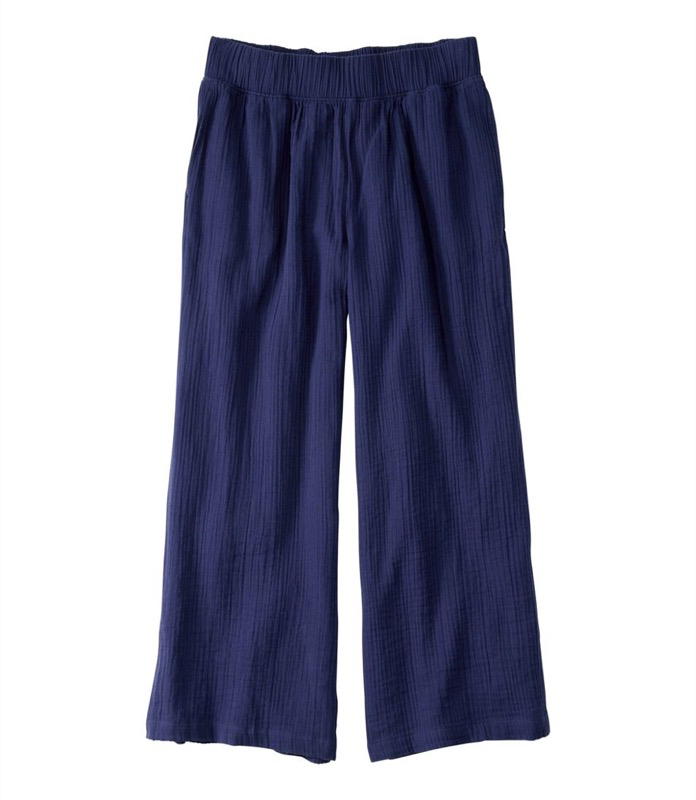 LL Bean Cloud Gauze Wide-Leg Pant Women's Regular - 523514