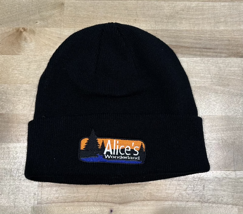 Alice's Wonderland Logo Beanie AW-BX031-Black