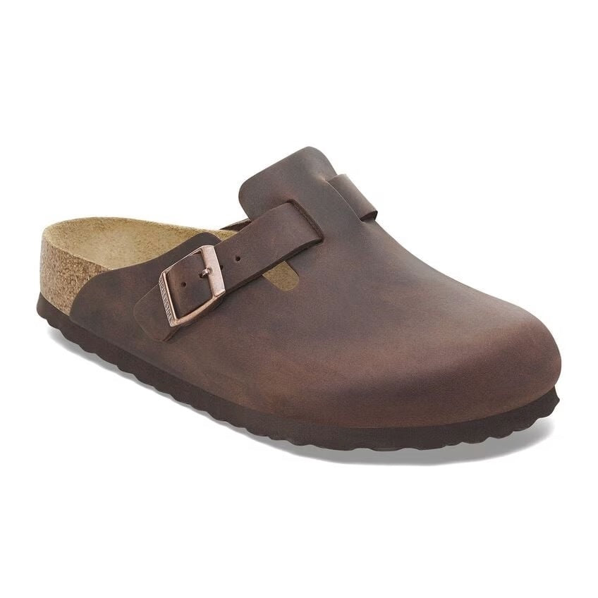 Birkenstock Boston Soft Footbed - Habana Oiled Leather 159711/3