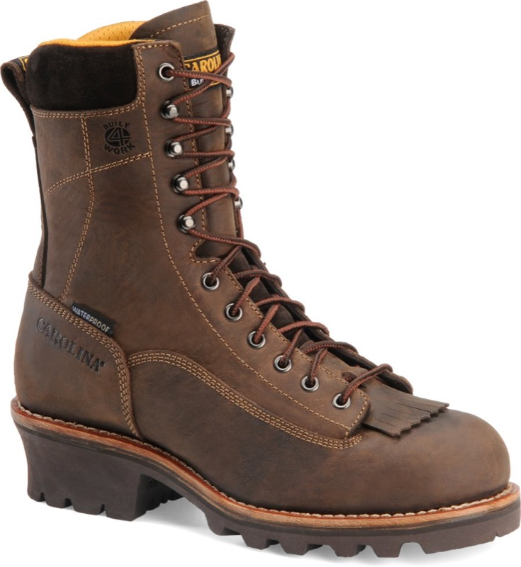 Carolina CA7022 Ms 8in Waterproof Lace-to-Toe Logger