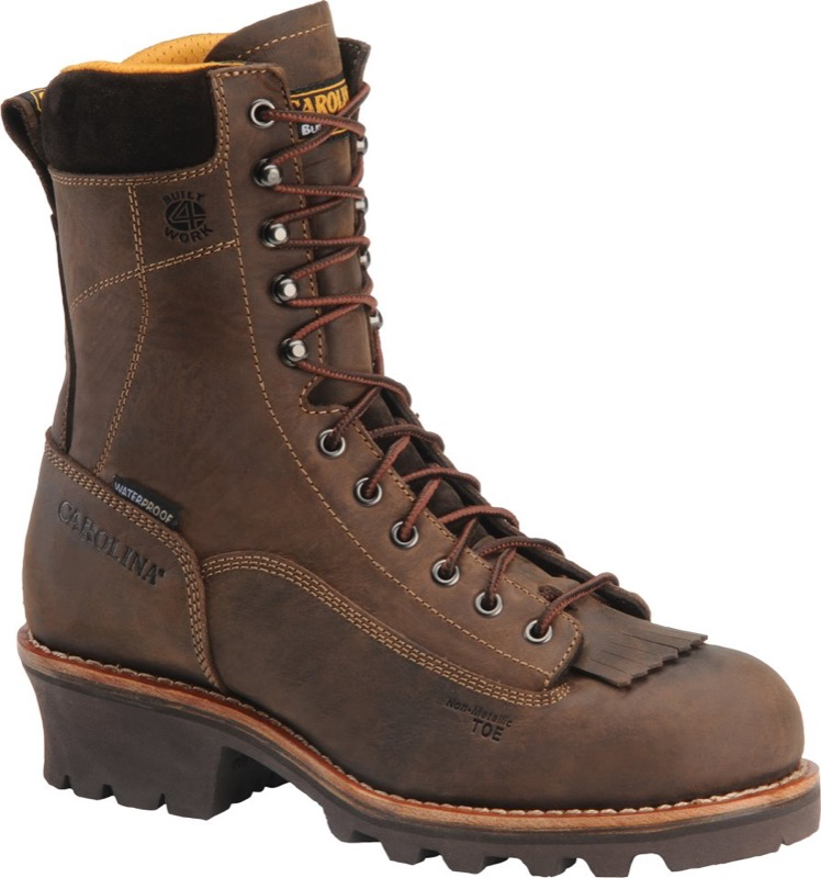 Carolina CA7522 Men's 8in Waterproof Composite Lace-to-Toe Logger