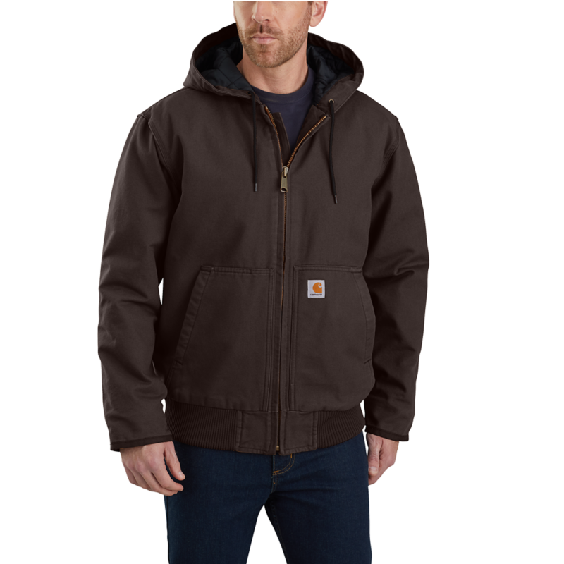 Carhartt 104050 Ms Washed Duck Insulated Active Jac - J130