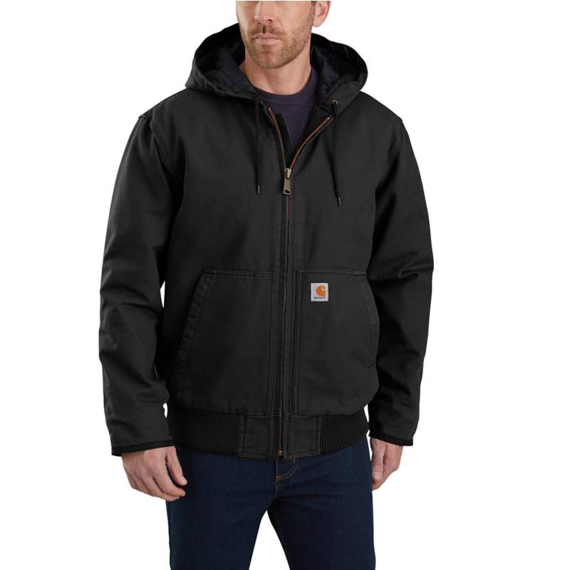 Carhartt 104050 Ms Washed Duck Insulated Active Jac - J130
