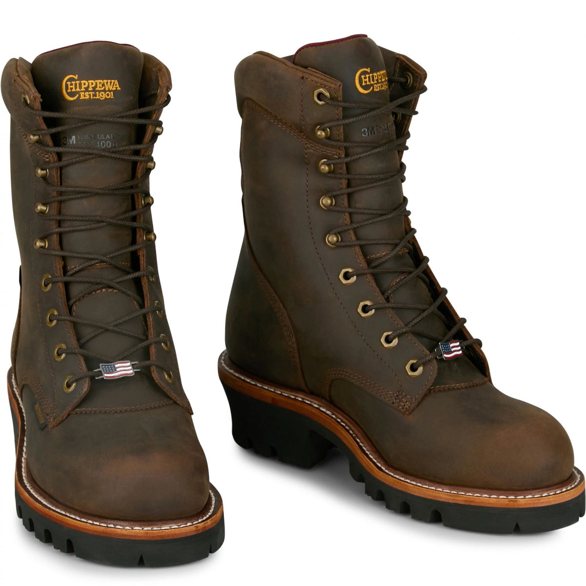 Chippewa-SL5408-SUPER LOGGER-USA made-Ins 400g,Wtp