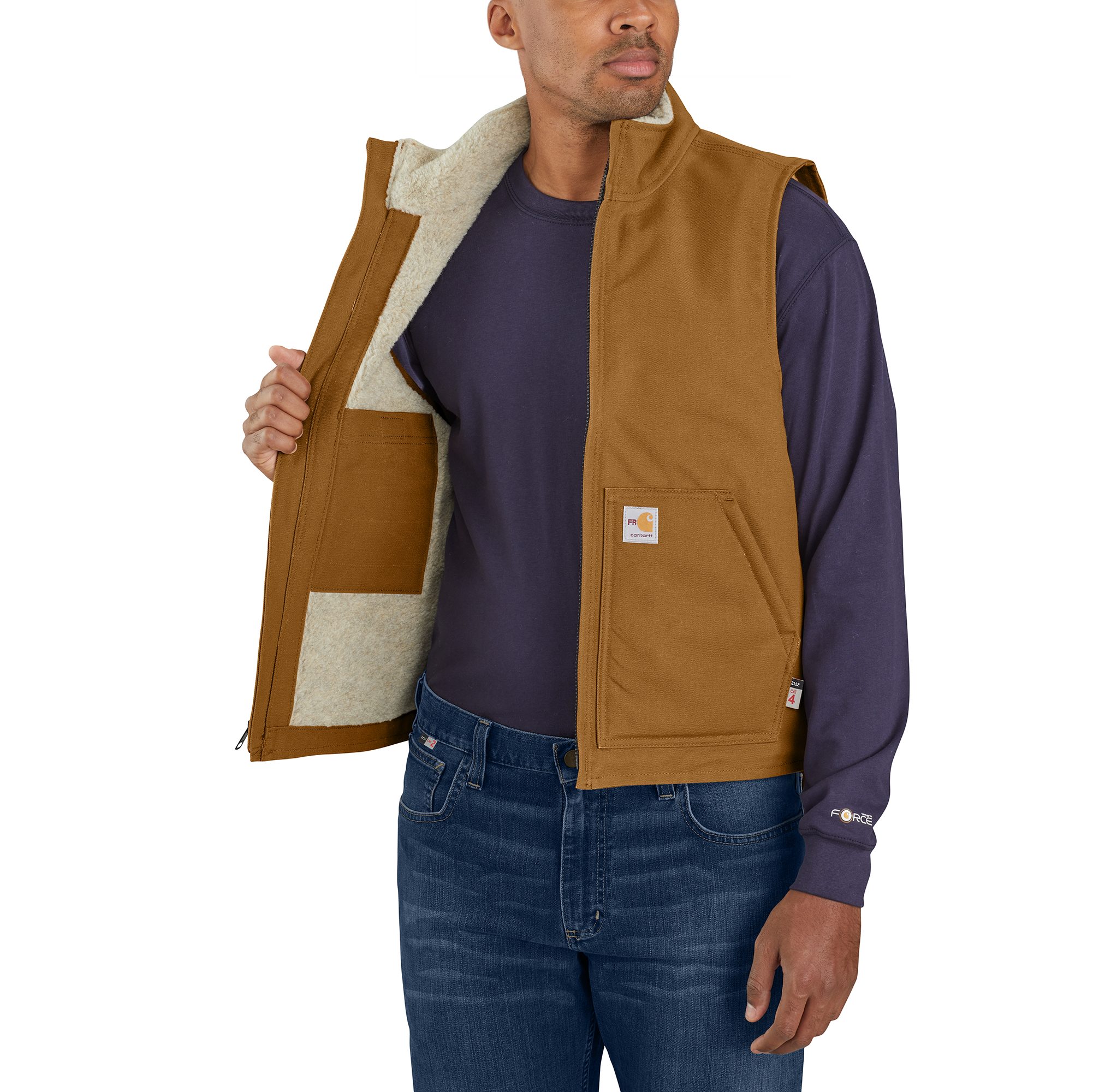 Carhartt 104981Flame-Resistant Duck Sherpa Lined Vest