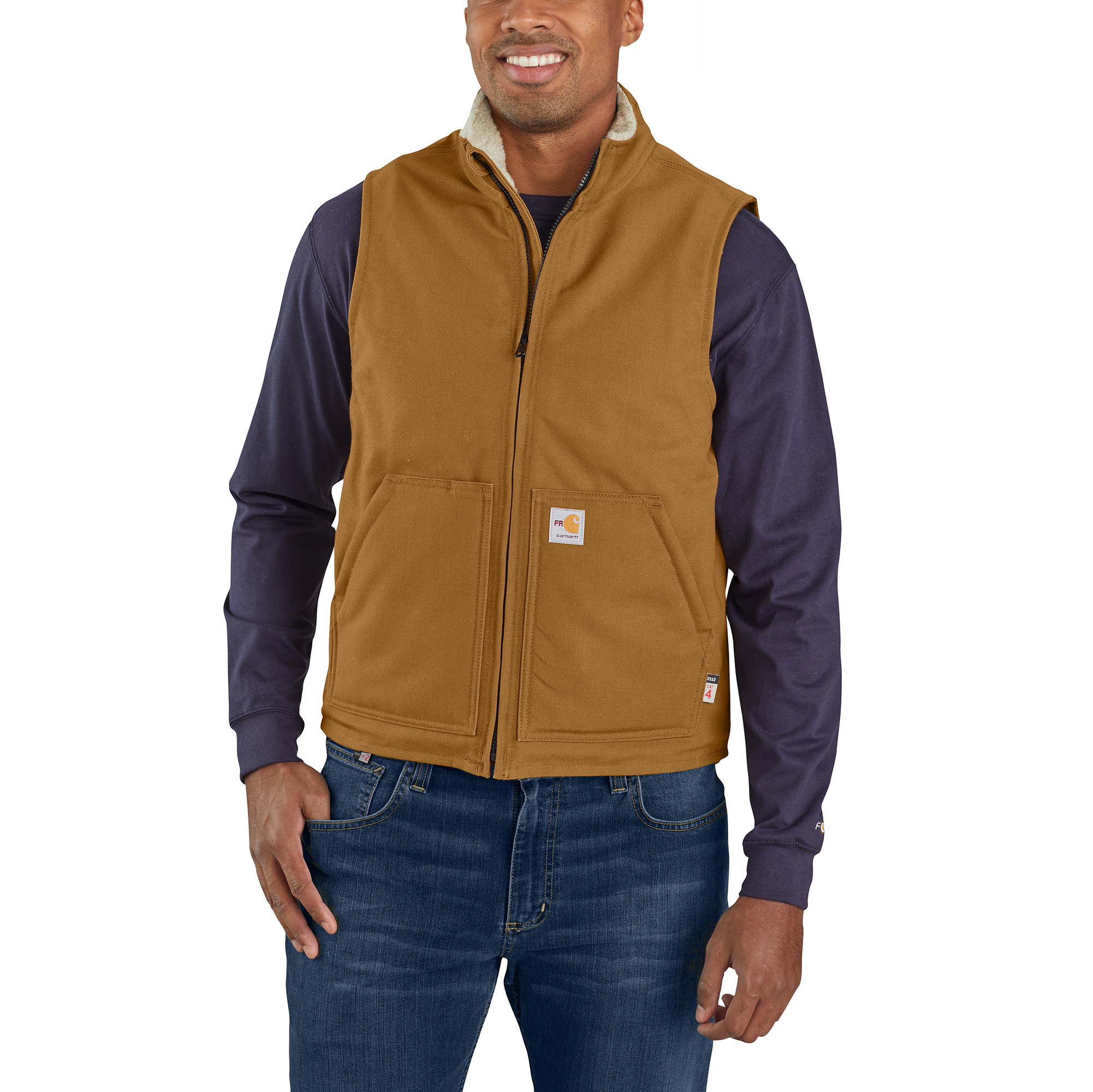Carhartt 104981Flame-Resistant Duck Sherpa Lined Vest