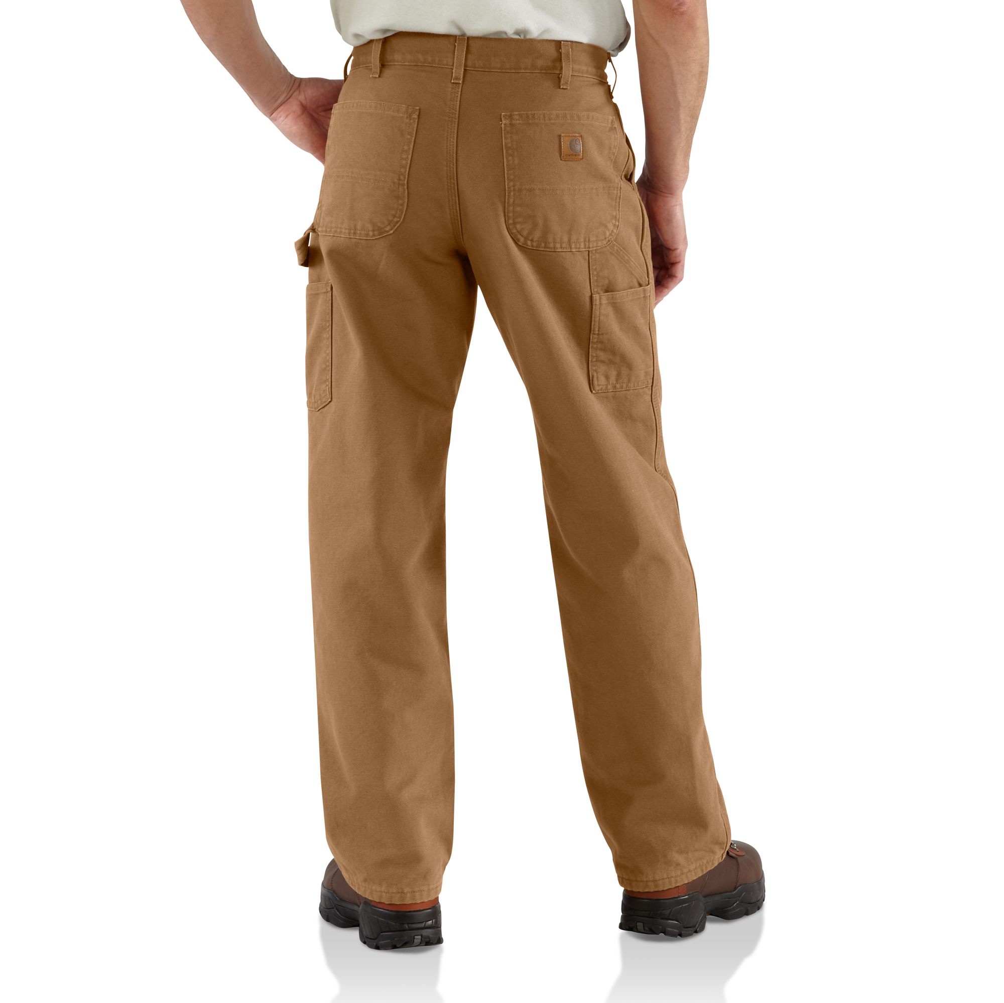 Carhartt B111BRN Flannel Lined Duck Work Pant - Carhartt Brown