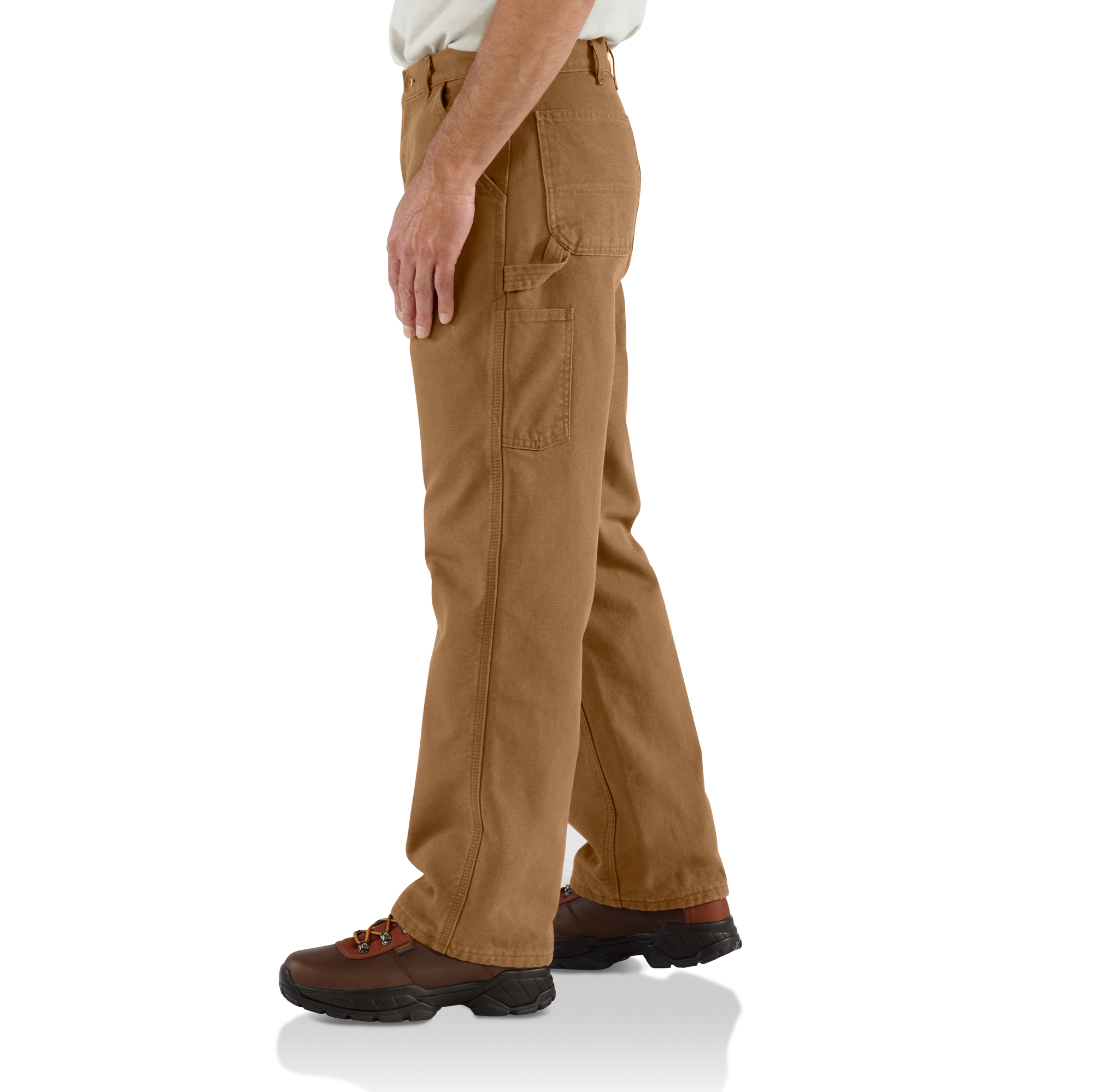 Carhartt B111BRN Flannel Lined Duck Work Pant - Carhartt Brown