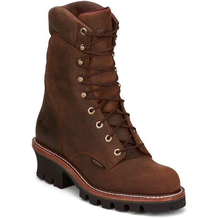Chippewa 59406 Super DNA 9in,WP Logger Brown