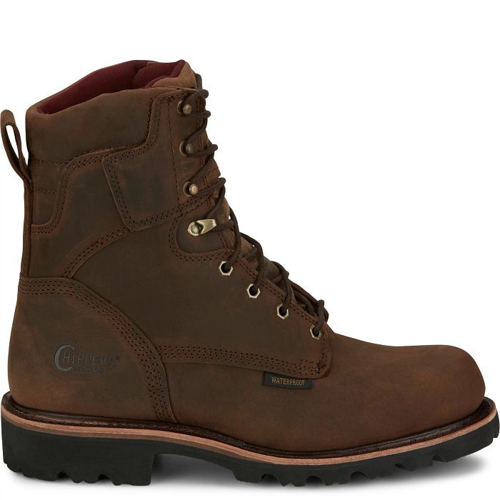 Chippewa 59416 8in,WP,400g Brown