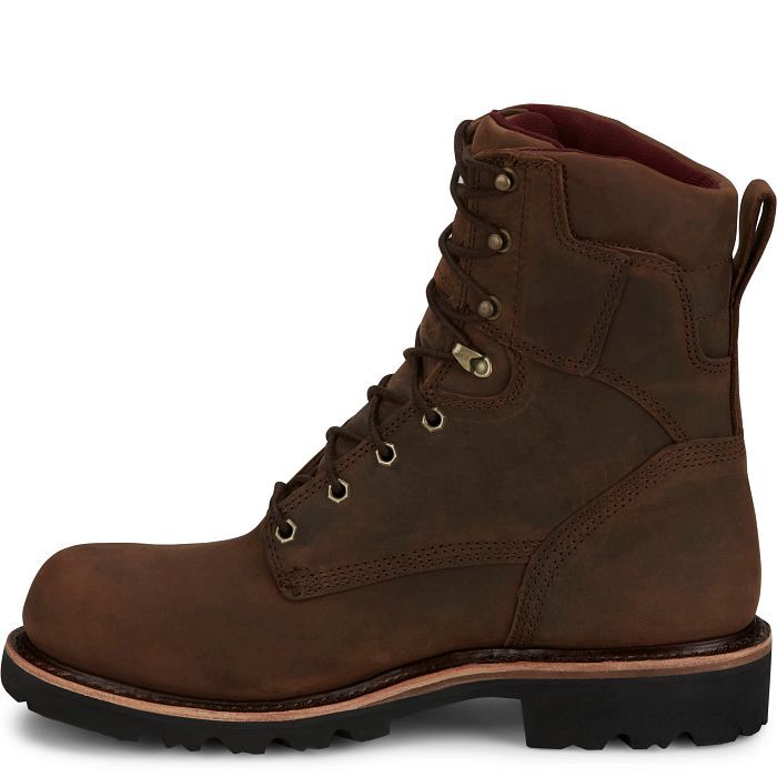 Chippewa 59416 8in,WP,400g Brown