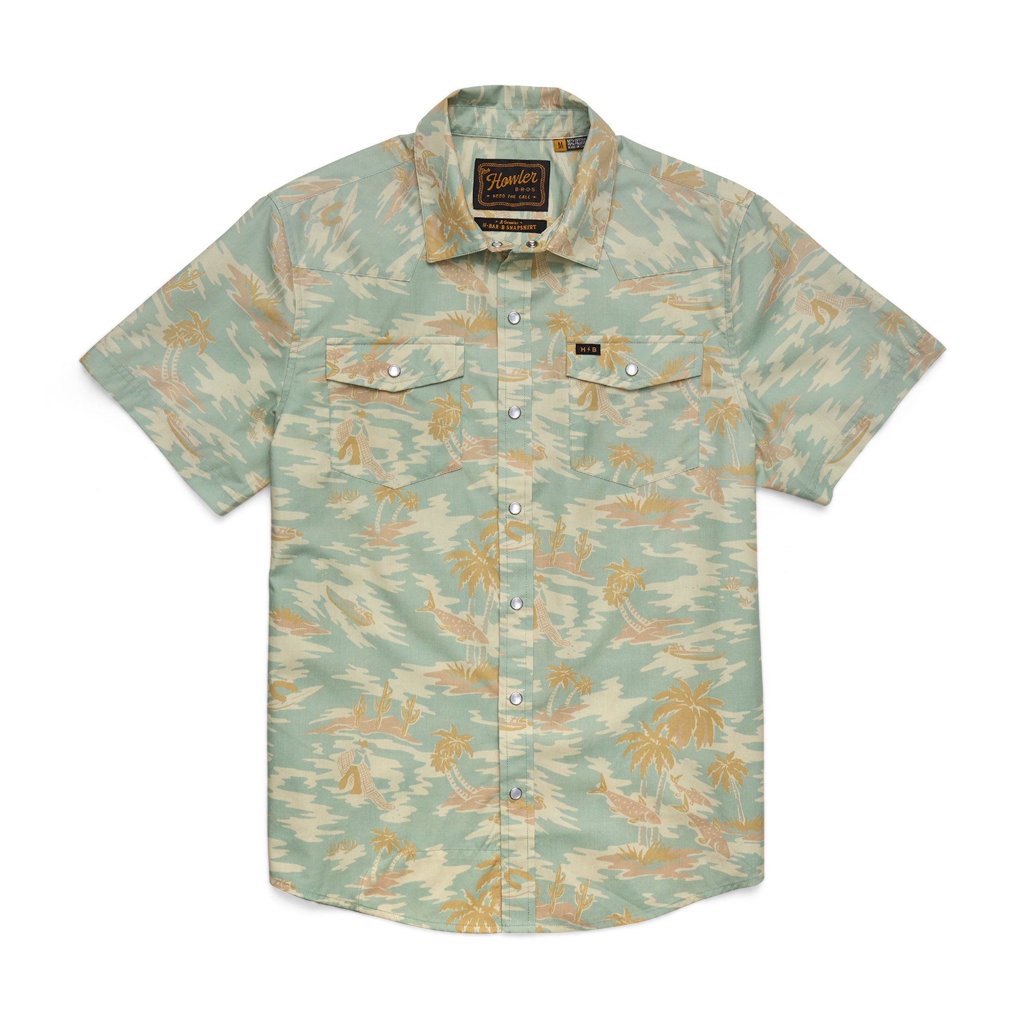 Howler Bros H Bar B Snapshirt - Dreamland : Seafoam
