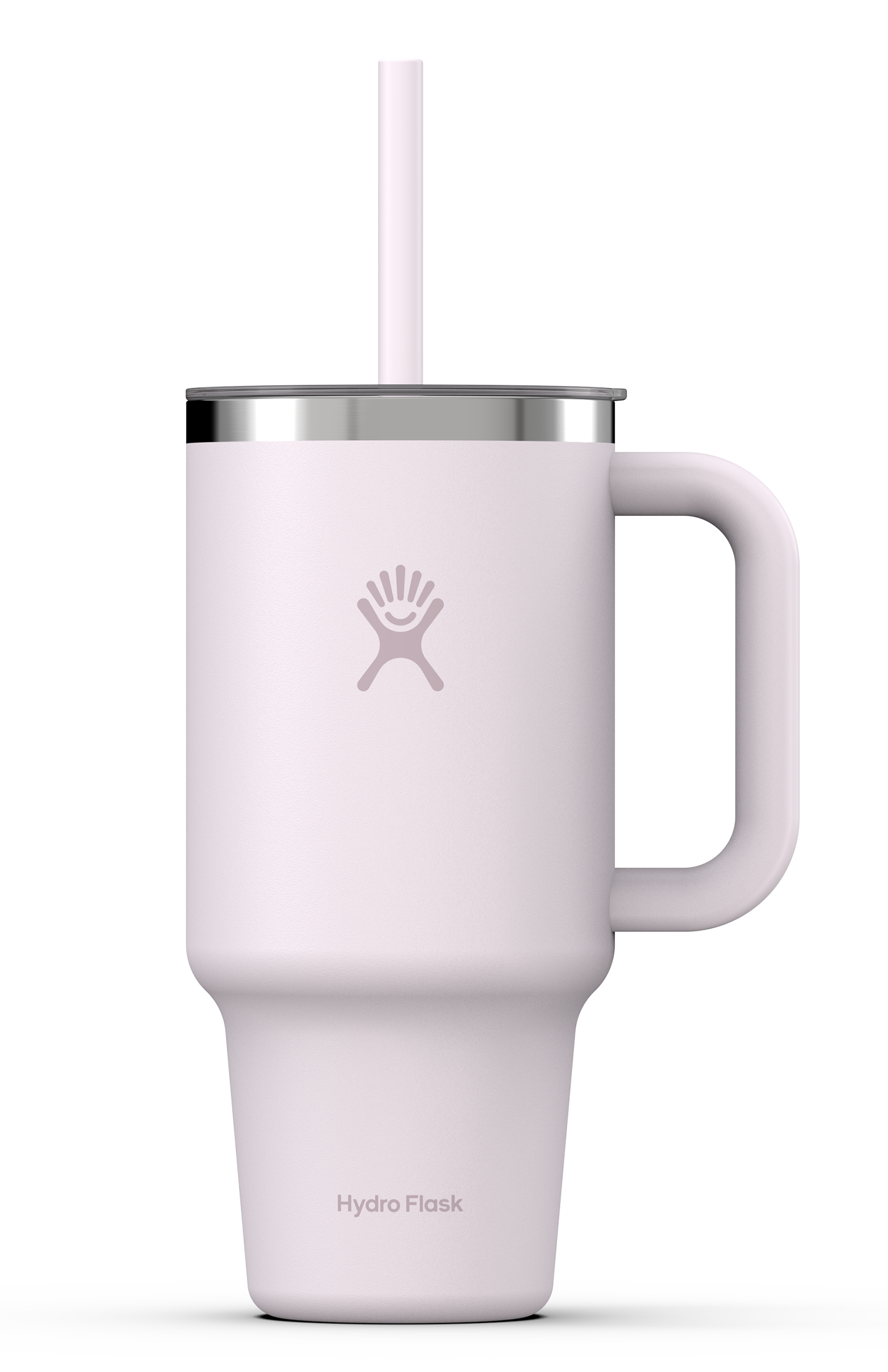 HydroFlask - 32oz Travel Tumbler Clear Lid - Cloud Pink