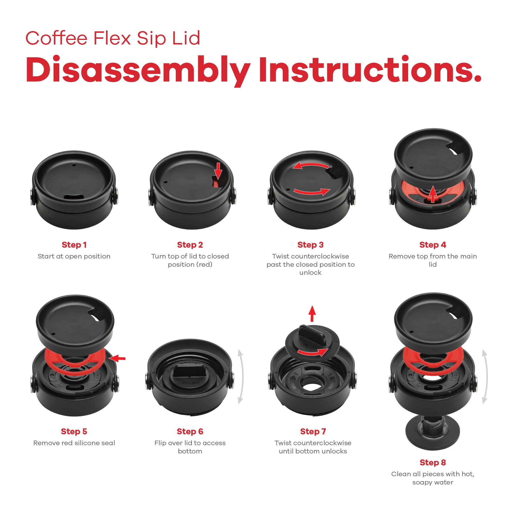 Hydro Flask W20BCX 20oz Wide Mouth Flex Sip Lid