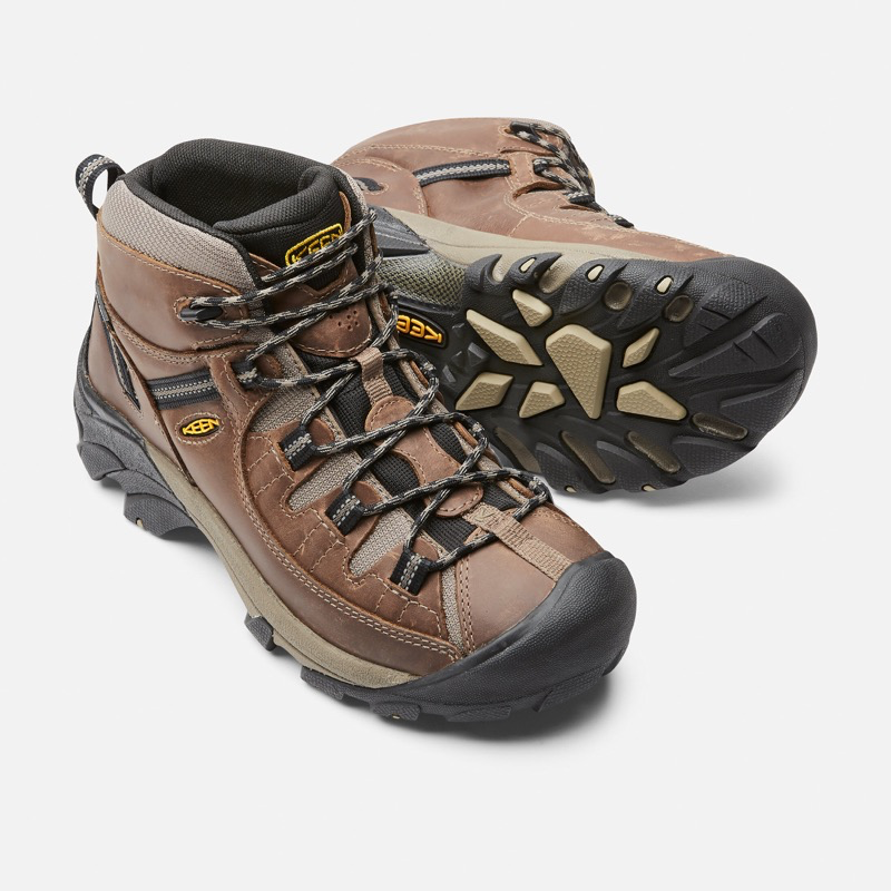 Keen Men's Targhee II Mid WP - 1008418 - Shitake/Brindle