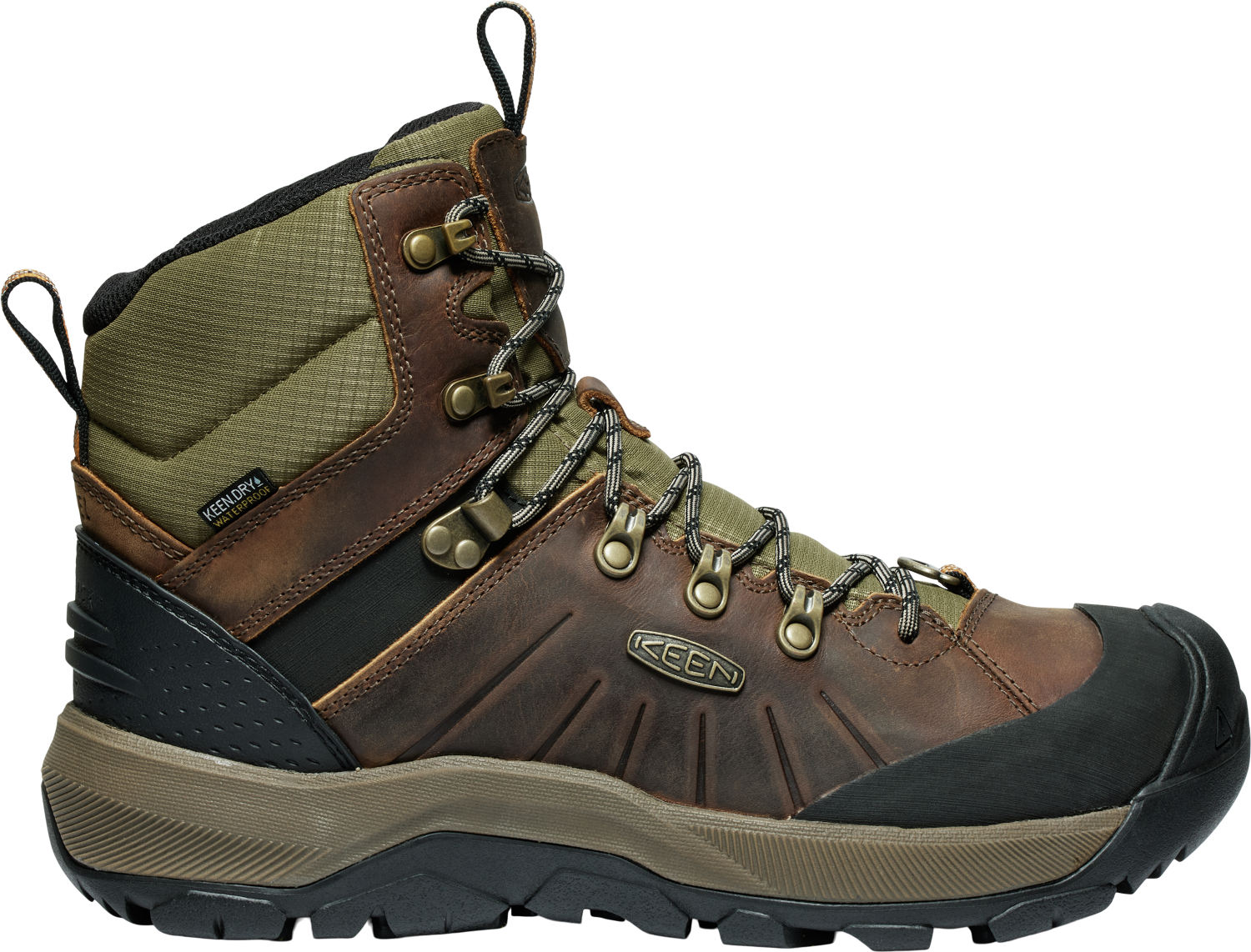 Keen 1029411 Ms Revel IV Mid Polar Bison/Orange Pepper