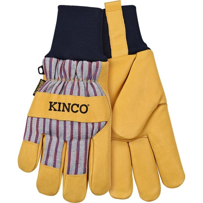 Kinco 1927KW - Lined Pigskin Palm Glove - Knit Wrist