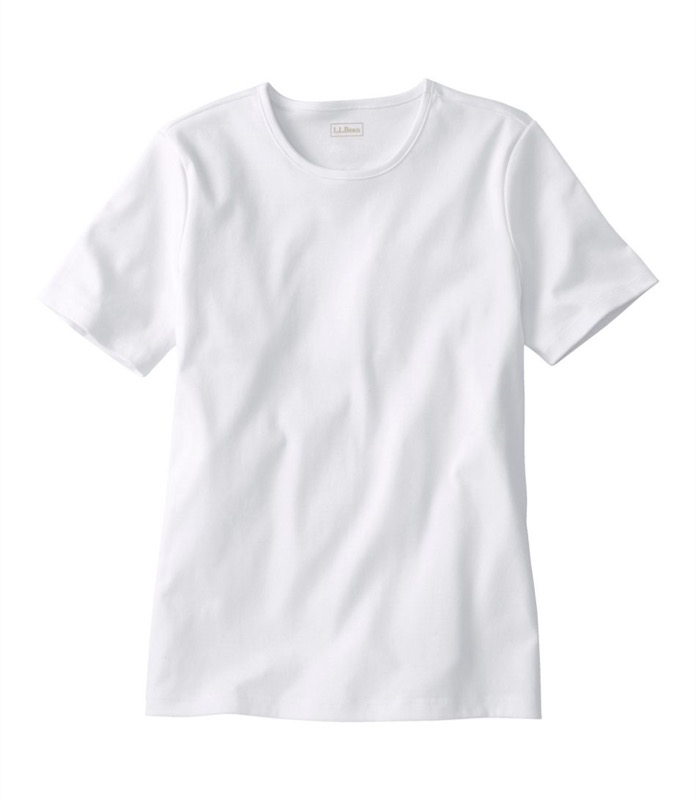 LLBean - Pima Crewneck Short-Sleeve Women's Regular - 207242
