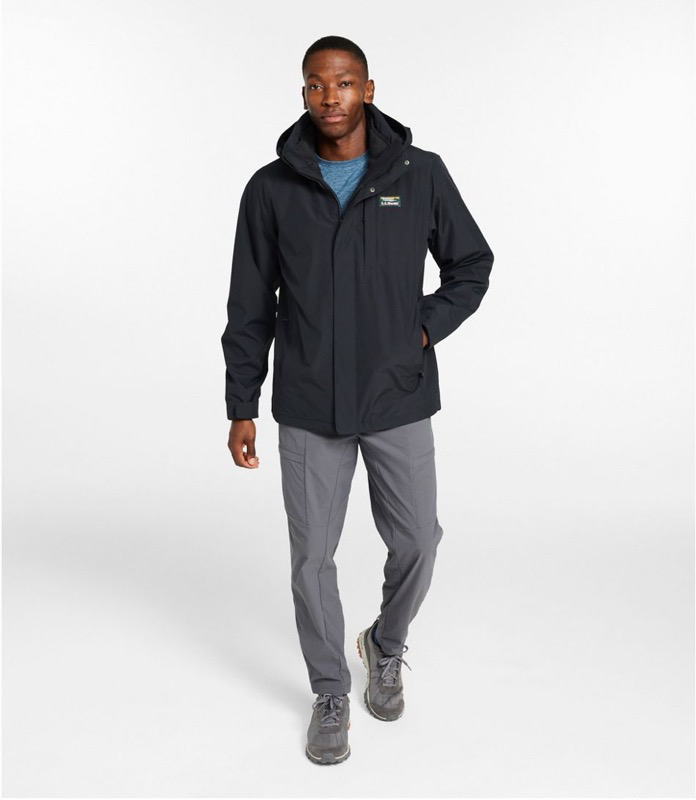 LL Bean 501838 Mens Bean Sweater Fleece 3 in 1 Jacket