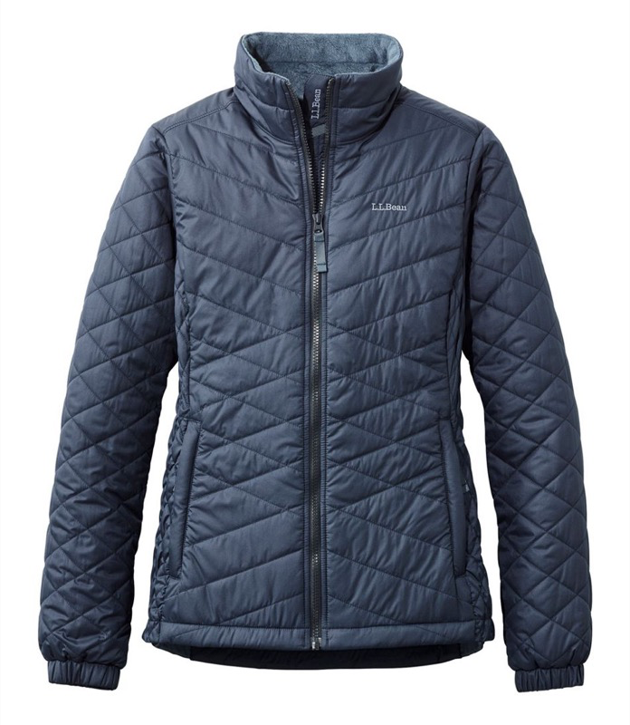 LL Bean 510339 Wmns Fleece lined Primaloft Jacket