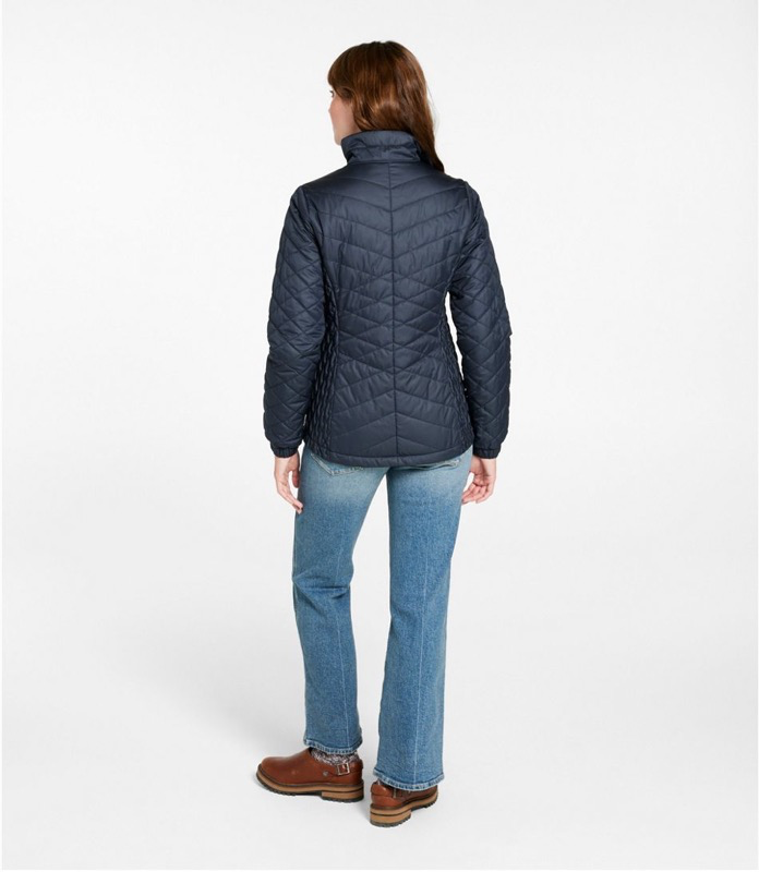 LL Bean 510339 Wmns Fleece lined Primaloft Jacket