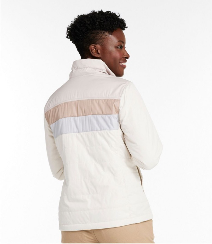 LL Bean 512395 Wmns Mtn Classic Puffer Jacket Color Blocked