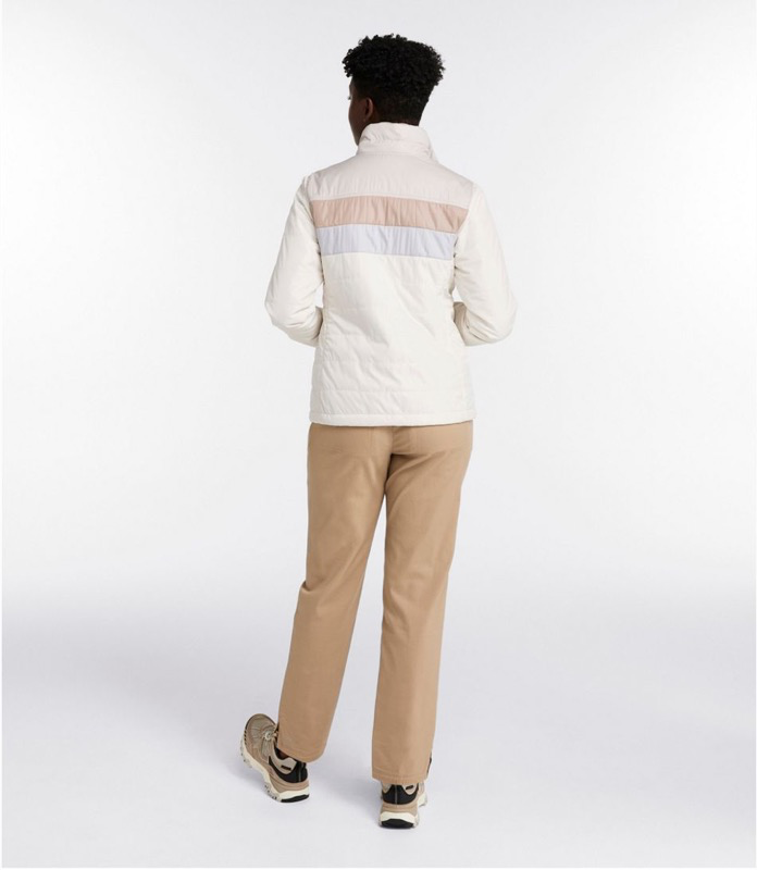 LL Bean 512395 Wmns Mtn Classic Puffer Jacket Color Blocked