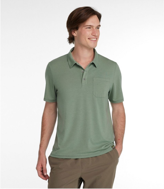 LL Bean - Everyday Sunsmart Polo Short Sleeve 2.0 Men's Regular - 522831